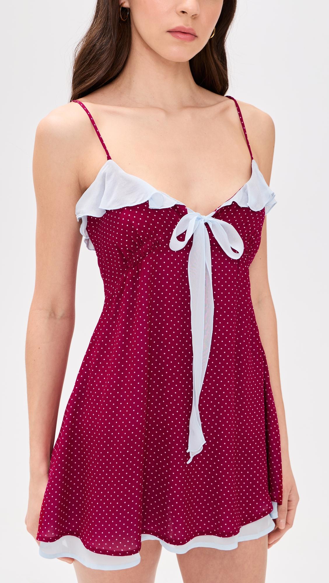 Picnic Hour Chiffon Mini Dress by FRANKIES BIKINIS