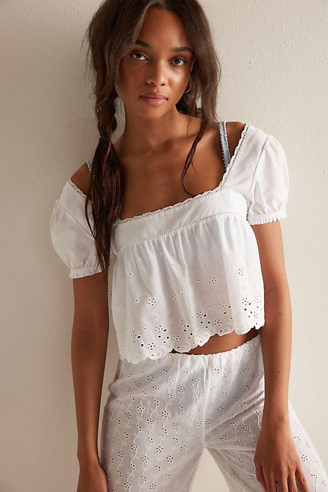 Frankies Bikinis Princess Gauze Sleep Top by FRANKIES BIKINIS | FREE PEOPLE