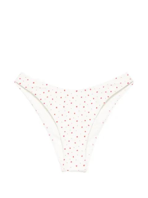strawberry-print bikini bottoms by FRANKIES BIKINIS