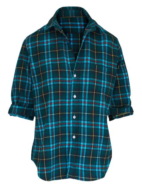 Eileen plaid blouse by FRANK&EILEEN