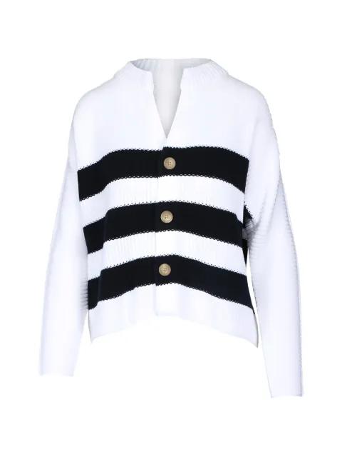 Montecito striped cardigan by FRANK&EILEEN