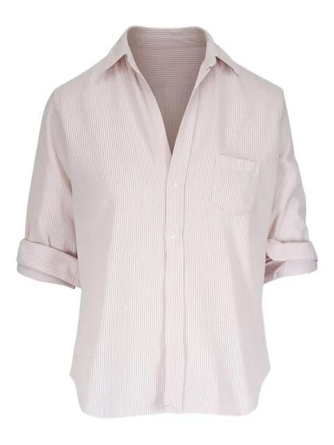 stripe cotton shirt by FRANK&EILEEN