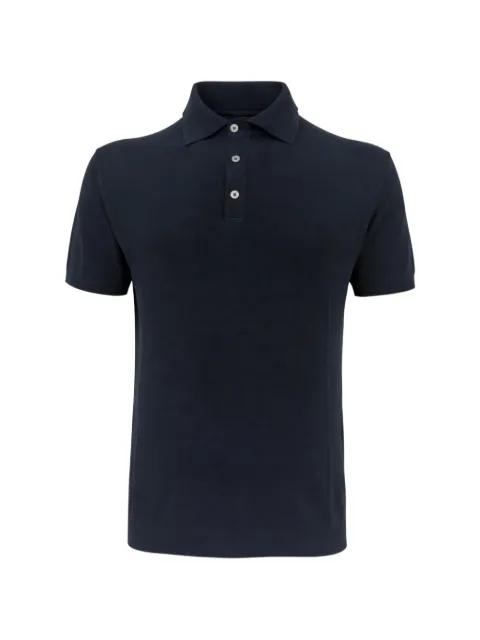 Gossip ribbed-trim polo shirt by FRANZESE COLLECTION