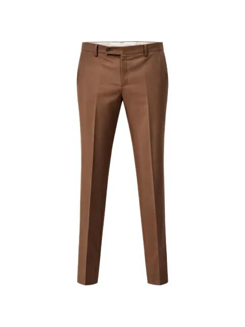Stefano De Martino flat-front welt trousers by FRANZESE COLLECTION