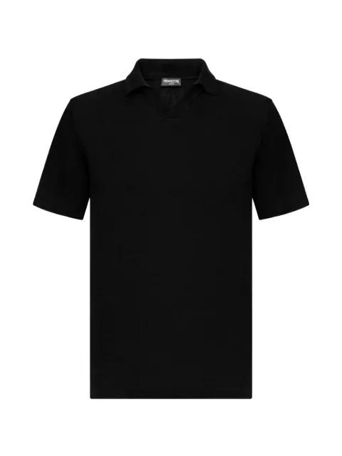 V-neck ribbed T-shirt by FRANZESE COLLECTION