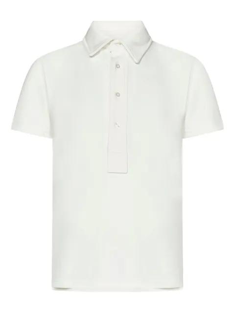 Wimbledon four-button placket polo shirt by FRANZESE COLLECTION