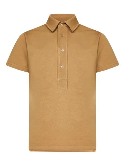 Wimbledon four-button placket polo shirt by FRANZESE COLLECTION