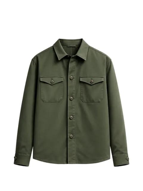 chest-pockets button-down jacket by FRANZESE COLLECTION