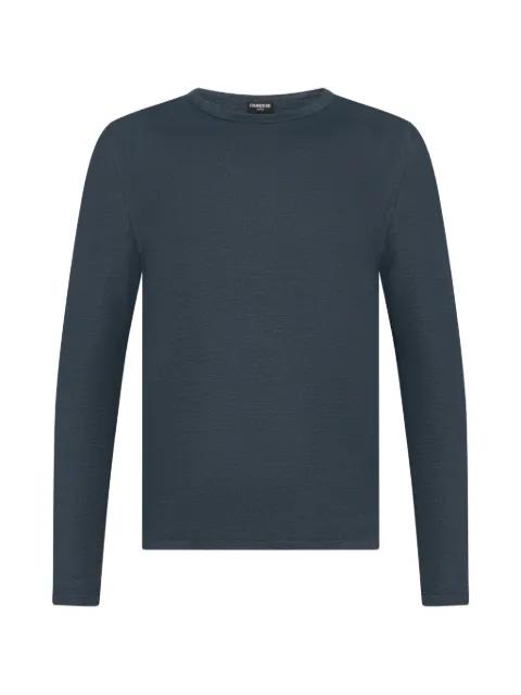 crew-neck long-sleeves T-shirt by FRANZESE COLLECTION