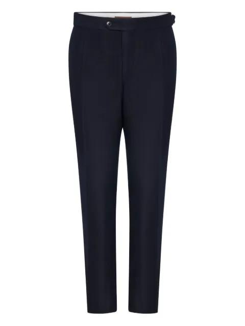 double-waistband dart trousers by FRANZESE COLLECTION
