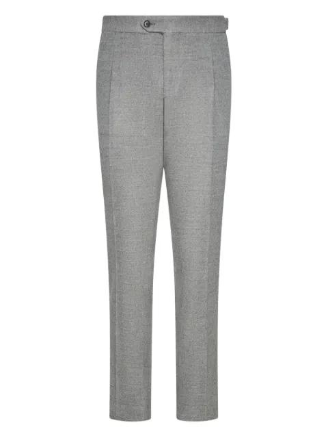 double-waistband dart trousers by FRANZESE COLLECTION