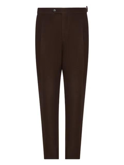 double waistband dart trousers by FRANZESE COLLECTION