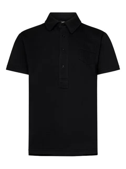four-button placket polo shirt by FRANZESE COLLECTION