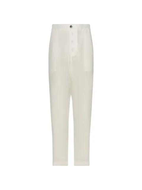 linen trousers by FRANZESE COLLECTION