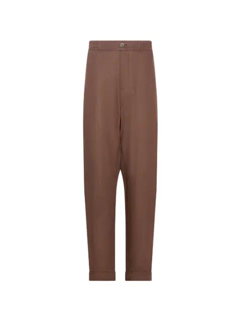 linen trousers by FRANZESE COLLECTION