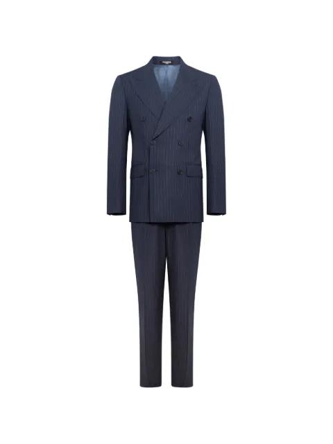 pinstripe double-breasted suit by FRANZESE COLLECTION