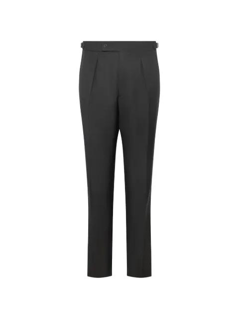 pleat buckle trousers by FRANZESE COLLECTION