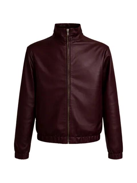 reversible leather jacket by FRANZESE COLLECTION