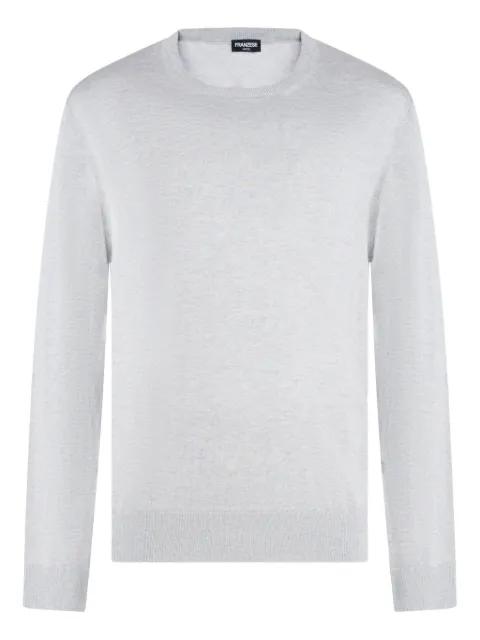 ribbed crew-neck sweater by FRANZESE COLLECTION