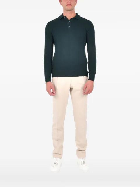ribbed polo shirt by FRANZESE COLLECTION