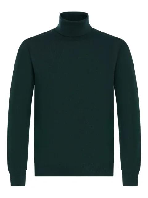 ribbed turtleneck sweater by FRANZESE COLLECTION