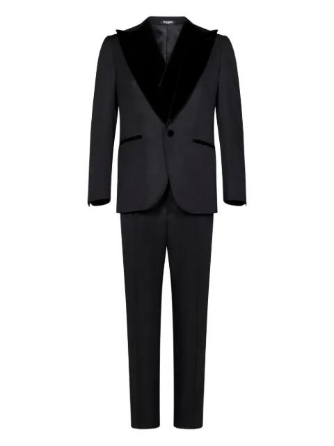 velvet-lapels suit by FRANZESE COLLECTION