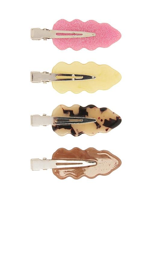 Frasier Sterling Wavy Hair Clip Set in Multi by FRASIER STERLING