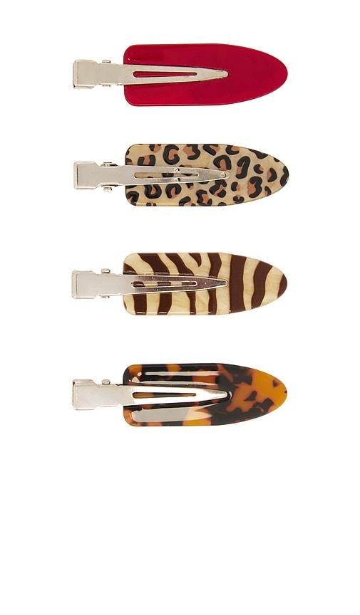 Frasier Sterling Wild Child Hair Clips Set in Multi by FRASIER STERLING