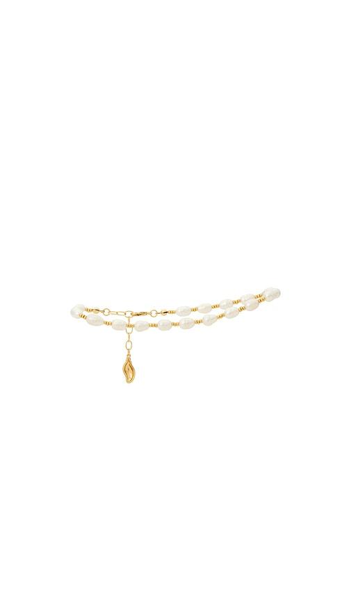 Frasier Sterling X For Love & Lemons Newport Anklet in Metallic Gold by FRASIER STERLING