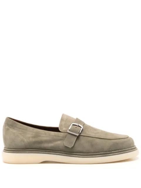 buckled suede loafers by FRATELLI ROSSETTI