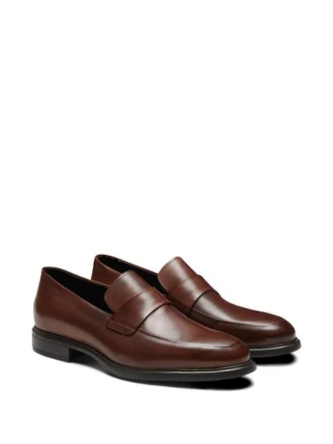 strap-detail leather loafers by FRATELLI ROSSETTI