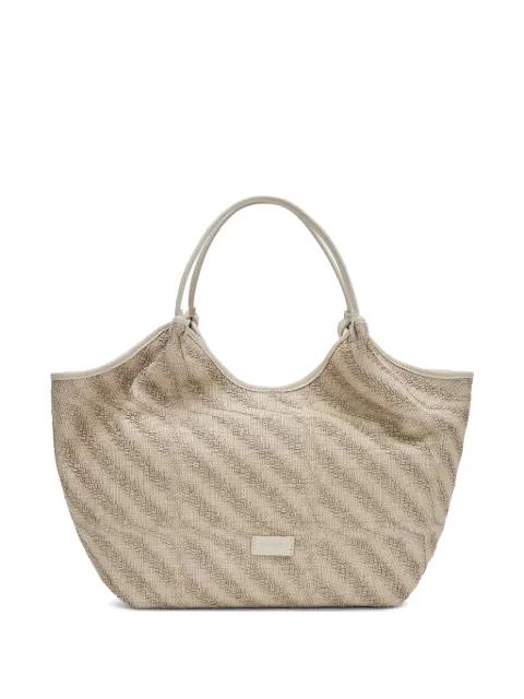 herringbone-effect tote bag by FRAU