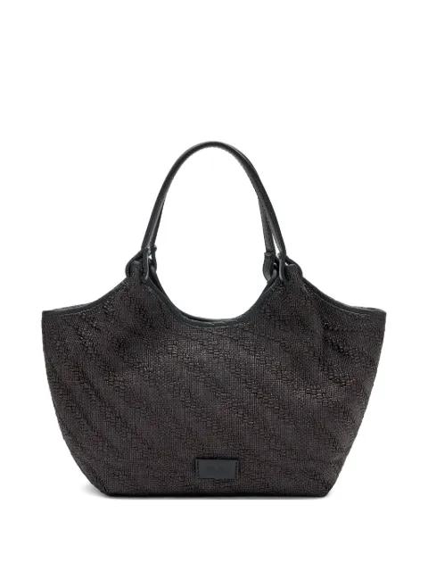 mini herringbone-effect tote bag by FRAU