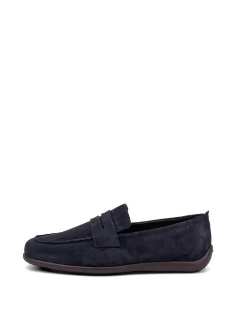 suede square-toe loafers by FRAU