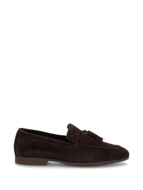 tassel suede loafers by FRAU