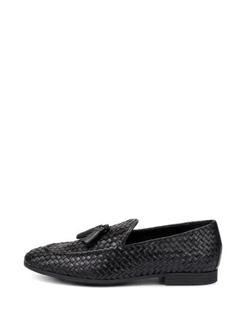 woven tassel loafers by FRAU
