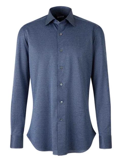 houndstooth long-sleeve shirt by FRAY