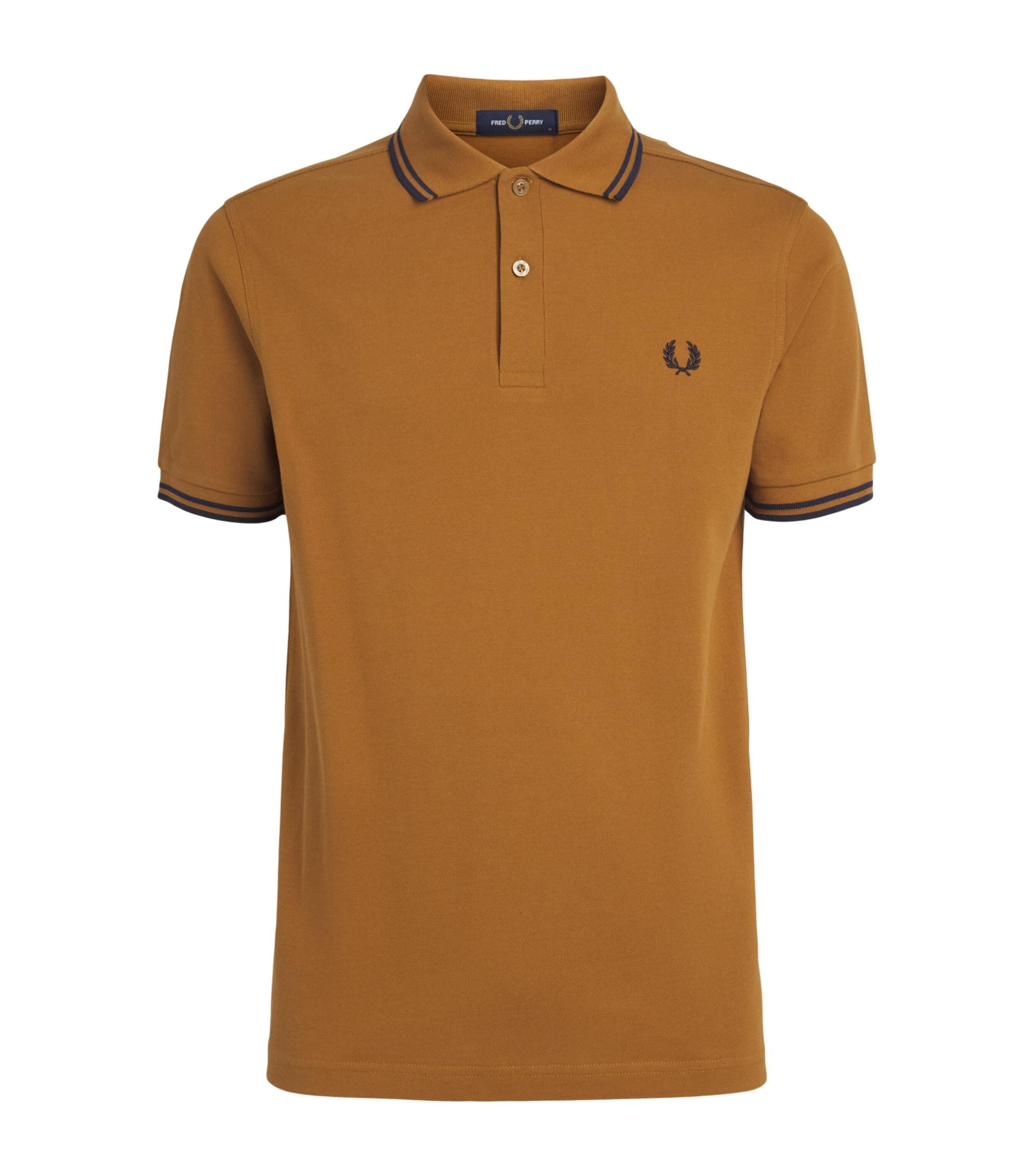 Fred Perry Cotton Twin Tipped Polo Shirt by FRED PERRY
