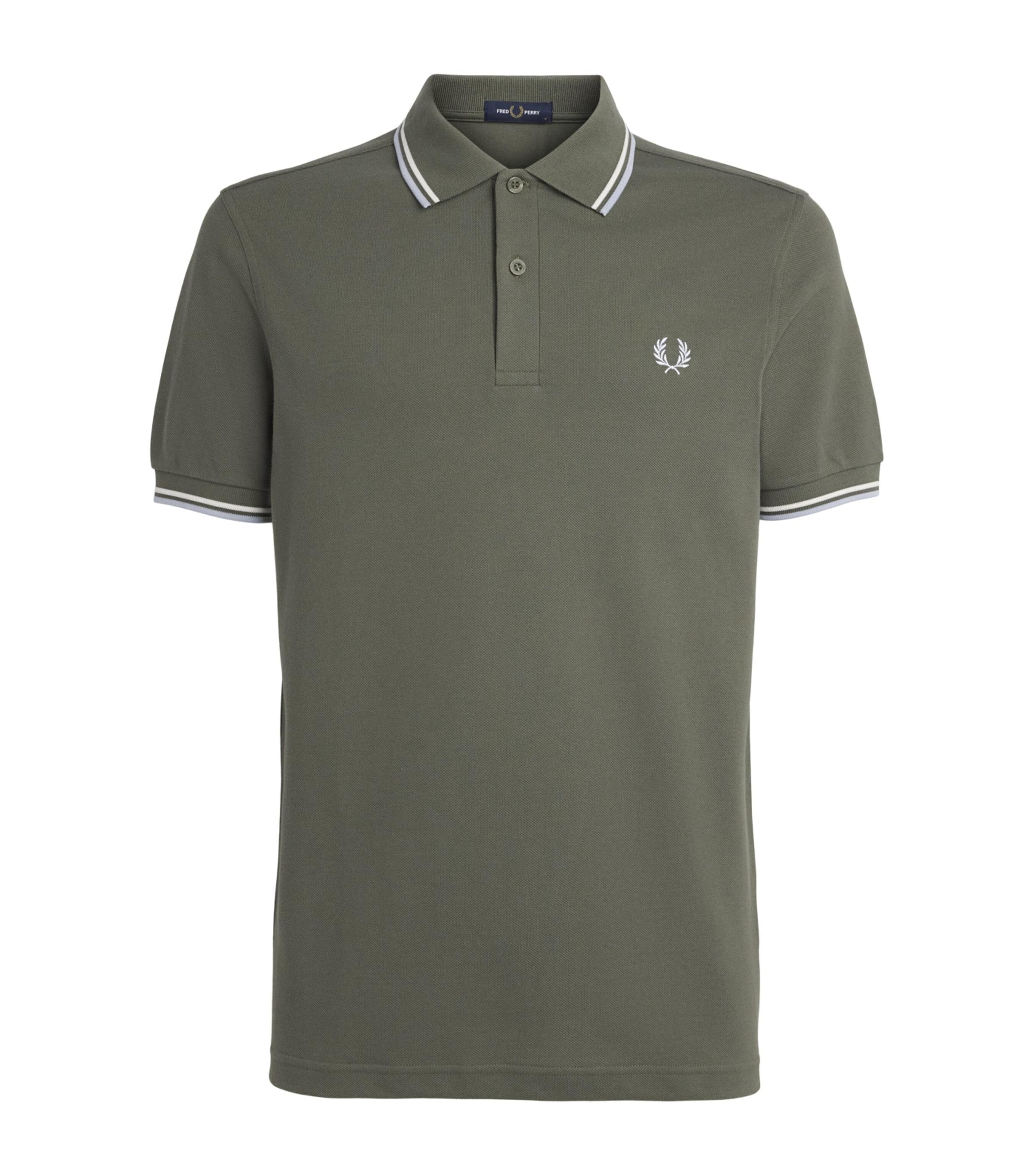 Fred Perry Cotton Twin Tipped Polo Shirt by FRED PERRY