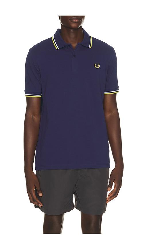 Fred Perry Twin Tipped Polo in Blue by FRED PERRY