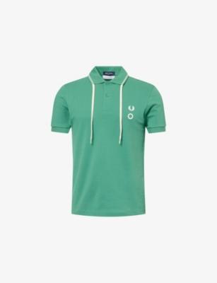 Fred Perry x Craig Green Drawstring-Collar Cotton Polo T-Shirt by FRED PERRY