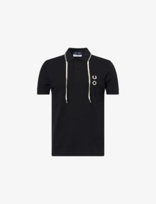 Fred Perry x Craig Green Drawstring-Collar Cotton Polo T-Shirt by FRED PERRY