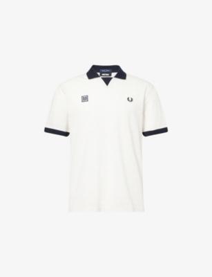 Fred Perry x Meyba Monogram-Print Cotton Polo Shirt by FRED PERRY