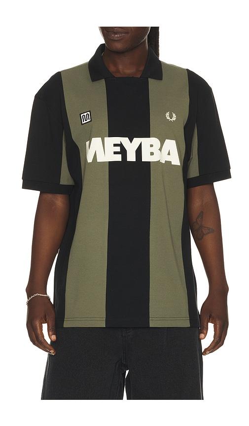 Fred Perry x Meyba Polo in Black by FRED PERRY