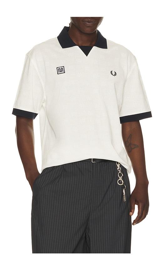 Fred Perry x Meyba Printed Polo in White by FRED PERRY