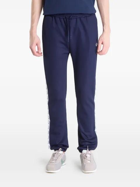Laurel Wreath-tape track pants by FRED PERRY