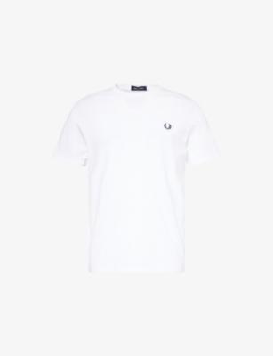Signature Embroidered-Logo Cotton T-shirt by FRED PERRY