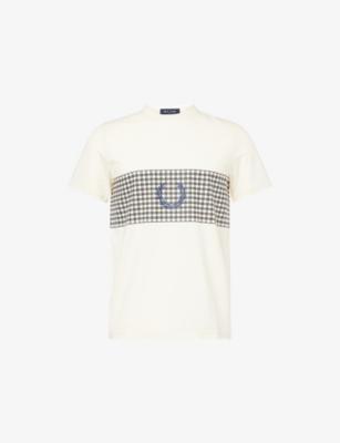 Tennis Net Graphic-Print Cotton T-Shirt by FRED PERRY
