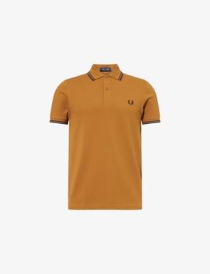 Twin-Tipped Collared Cotton Polo Shirt by FRED PERRY