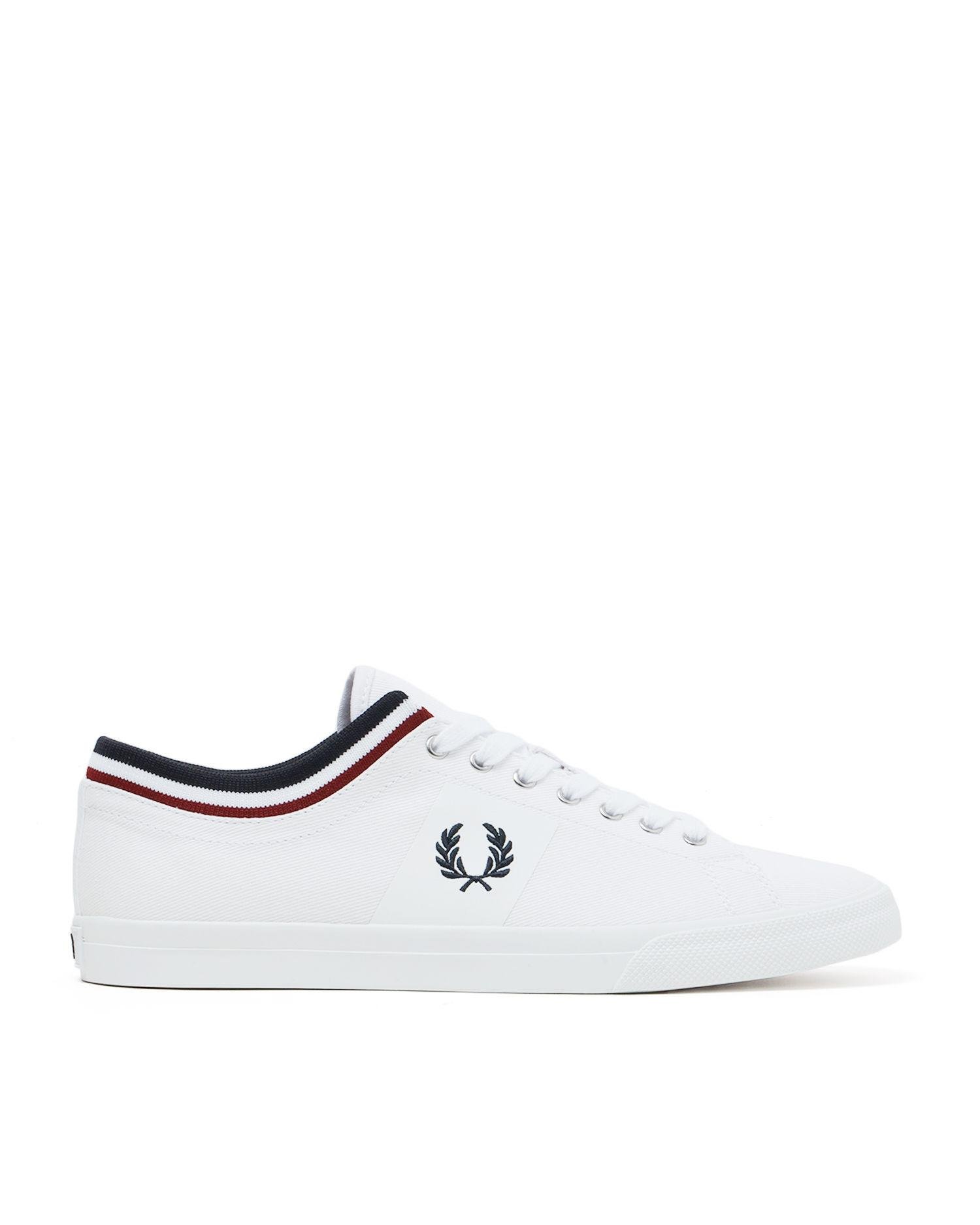 Underspin tipped cuff twill trainers by FRED PERRY | jellibeans